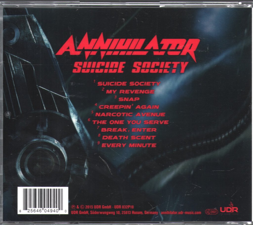 Annihilator - Suicide Society - Cd