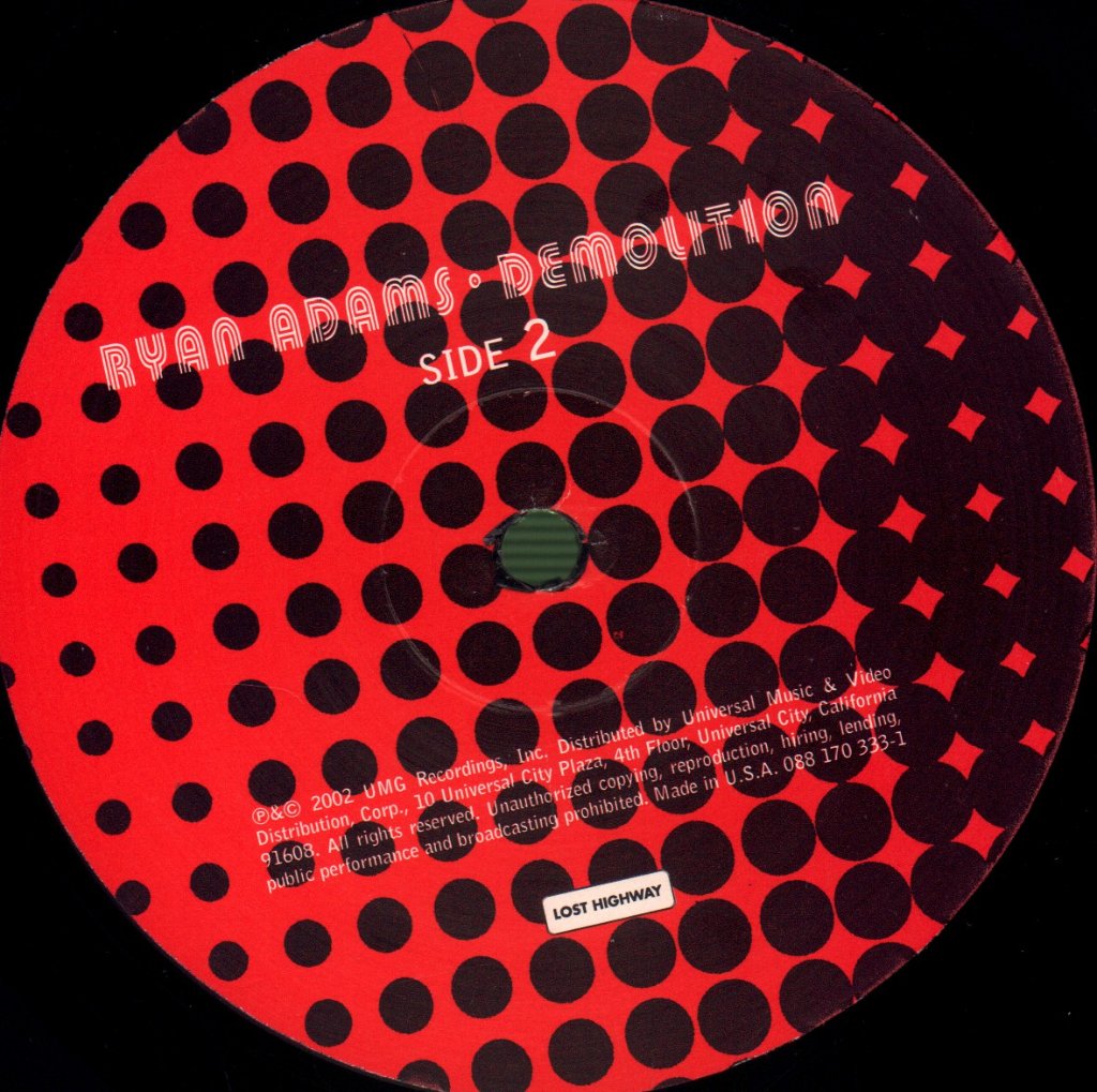 Ryan Adams - Demolition - Lp