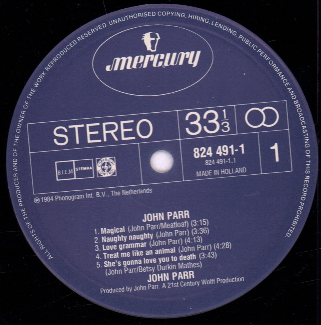 John Parr - John Parr - Lp