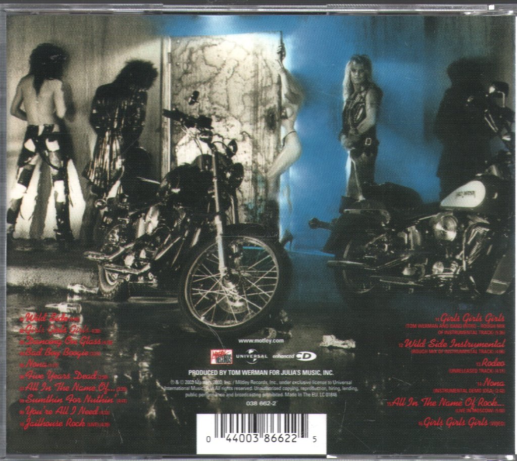 Mötley Crüe - Girls Girls Girls - Cd