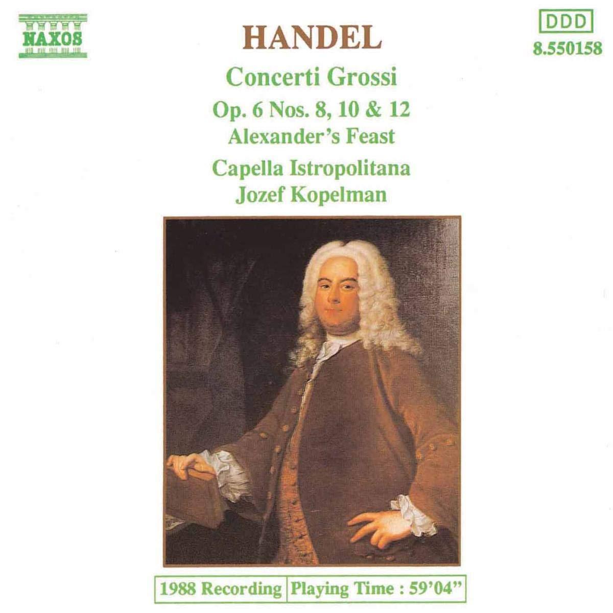 Capella Istropolitana - Handel: Concerti Grossi, Op.6 - Cd