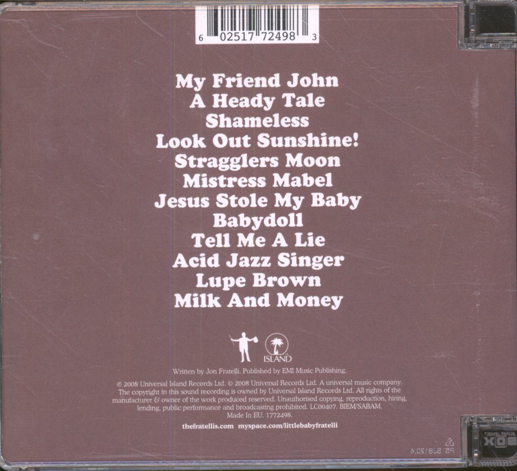 Fratellis - Here We Stand - Cd