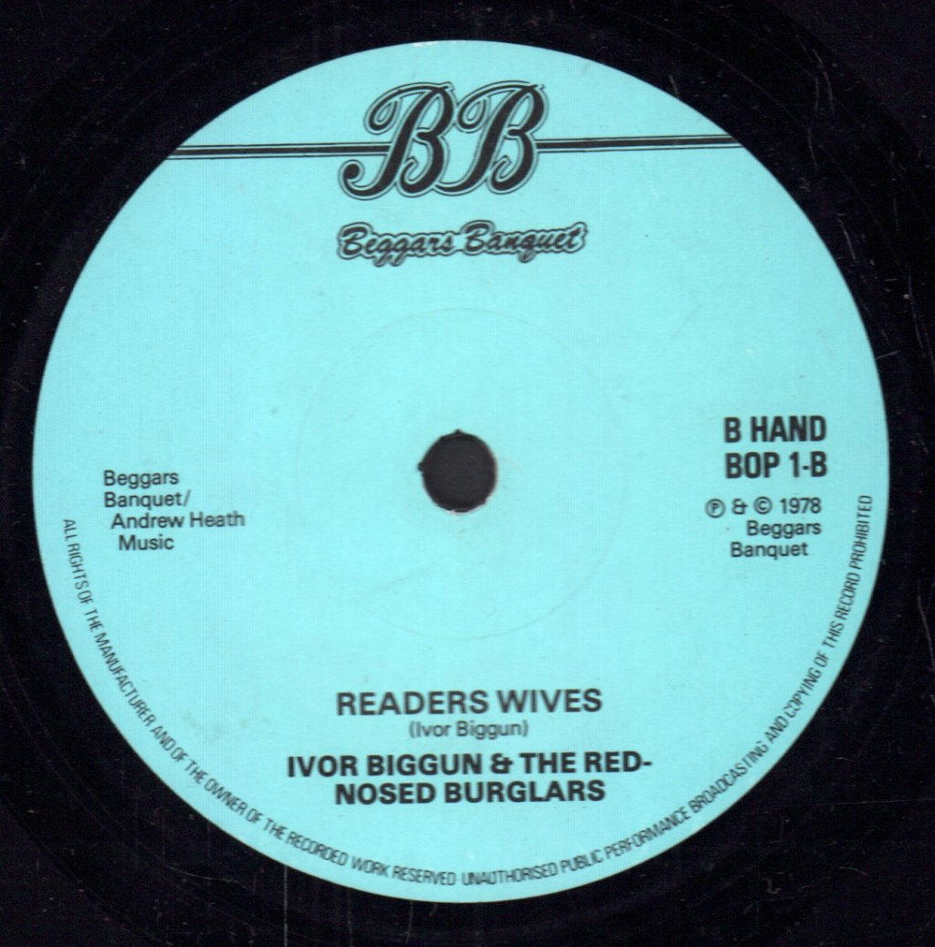 Ivor Biggun And The Red Nosed Burglars - Winker's Song - 7 Inch