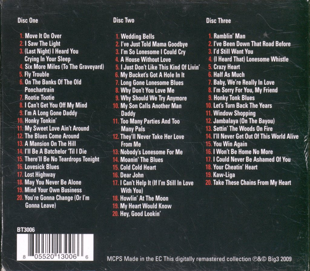 Hank Williams - Absolutely Essential Collection - Cd Set
