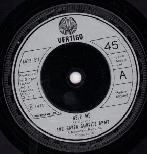 Baker Gurvitz Army - Help Me - 7 Inch