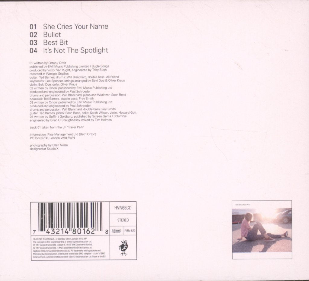 Beth Orton - She Cries Your Name - Cd