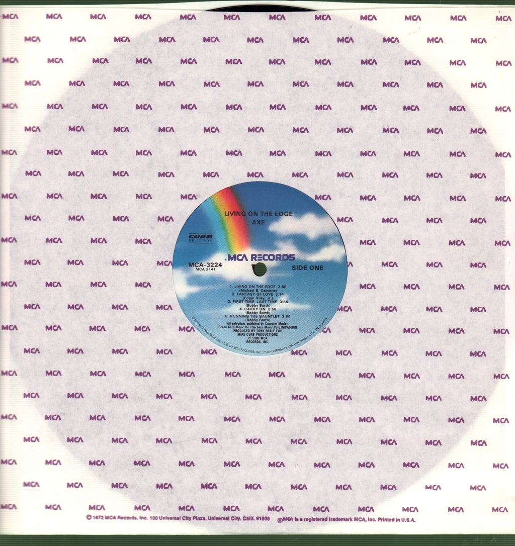 Axe - Living On The Edge - Lp