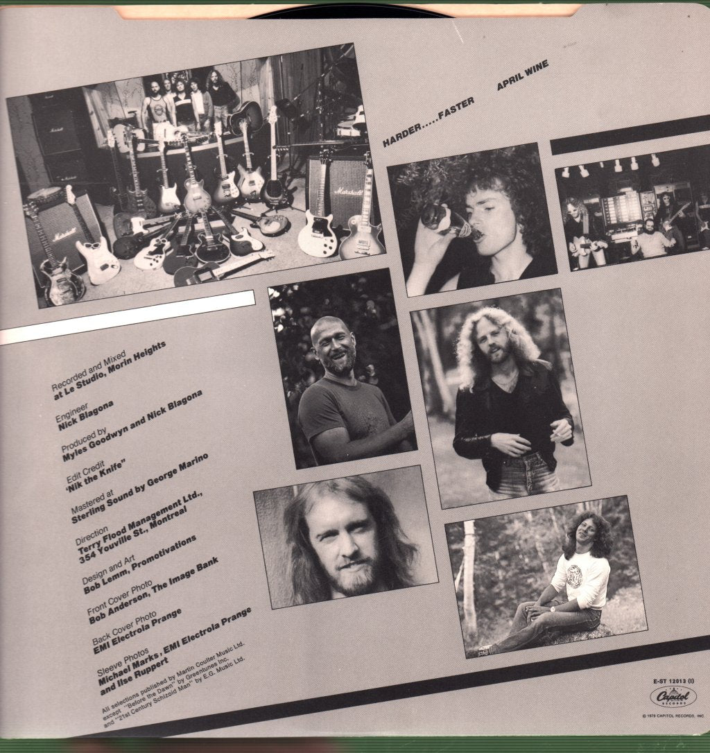 April Wine - Harder....Faster - Lp