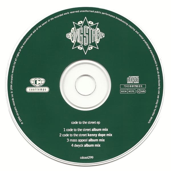 Gang Starr - Code To The Street EP - Cd