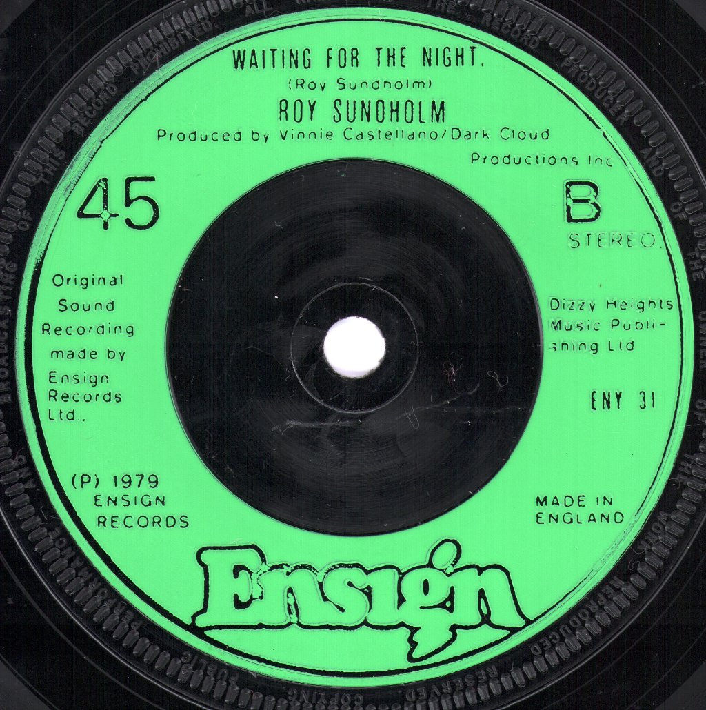 Roy Sundholm - Did You Ever Have A Heart - 7 Inch