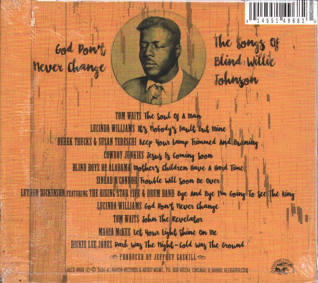 Various Artists - God Don't Never Change (The Songs Of Blind Willie Johnson) - Cd