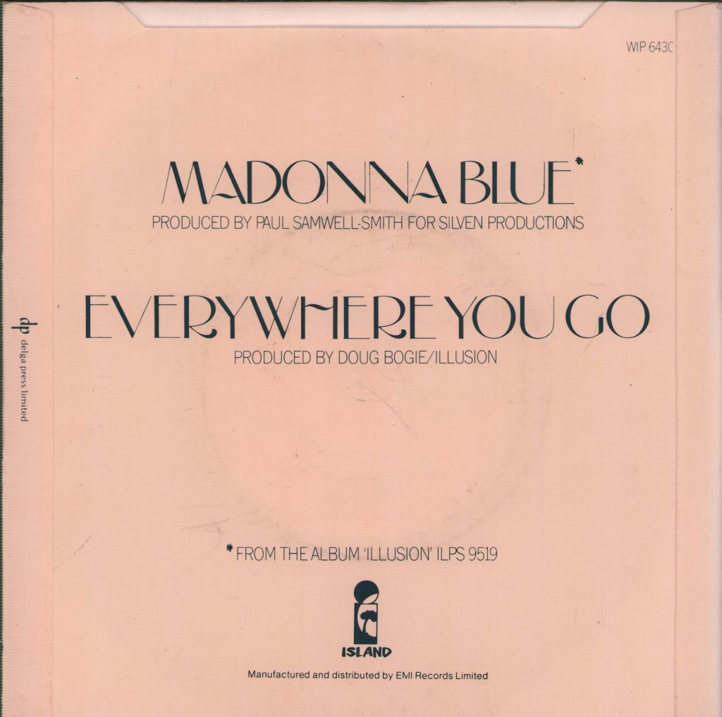 Illusion (Pop) - Madonna Blue - 7 Inch