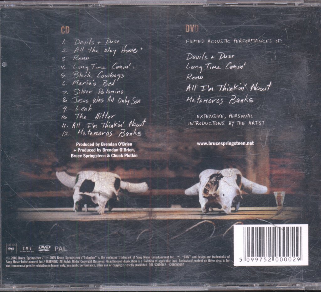 Bruce Springsteen - Devils & Dust - Cd/Dvd