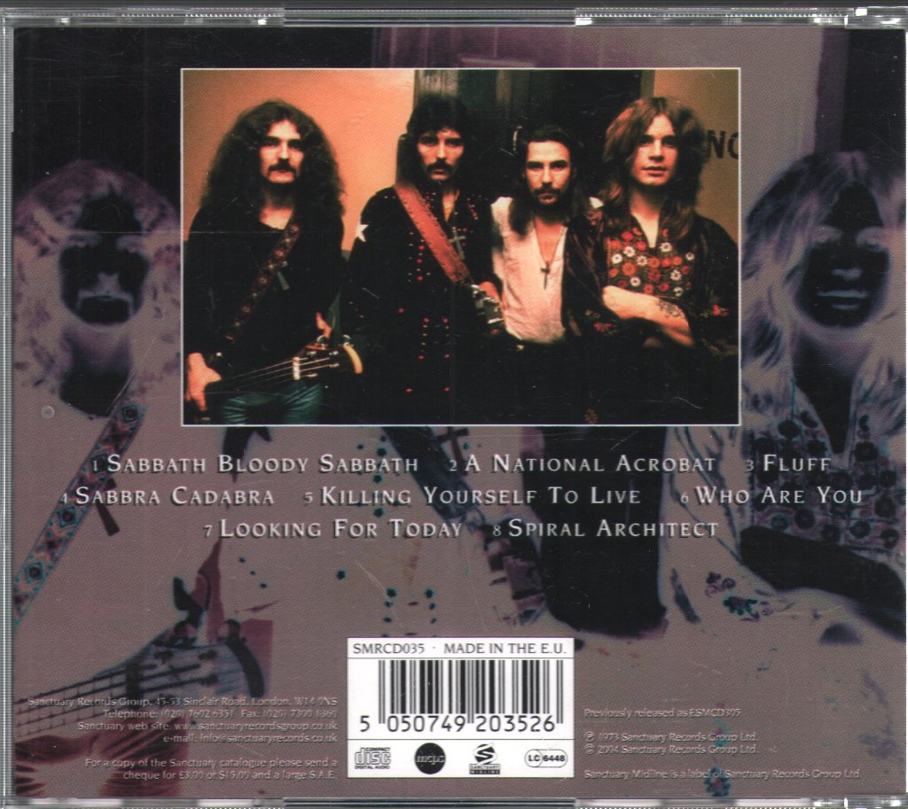 Black Sabbath - Sabbath Bloody Sabbath - Cd