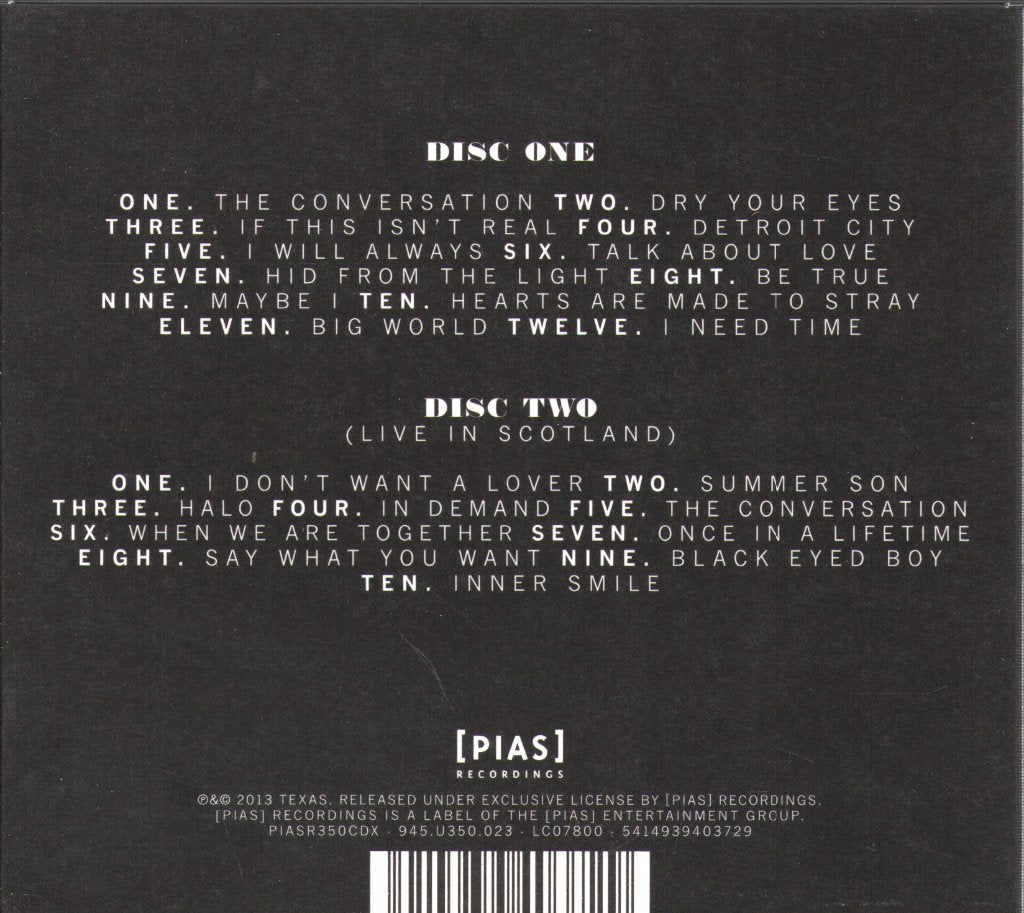 Texas - Conversation - Double Cd