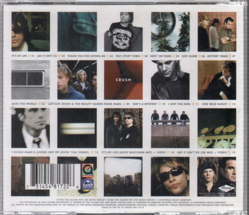 Bon Jovi - Crush - Cd