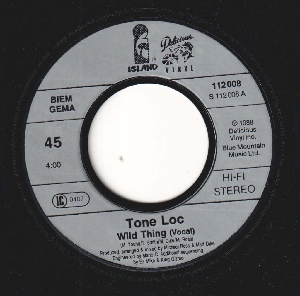 Tone Loc - Wild Thing - 7 Inch