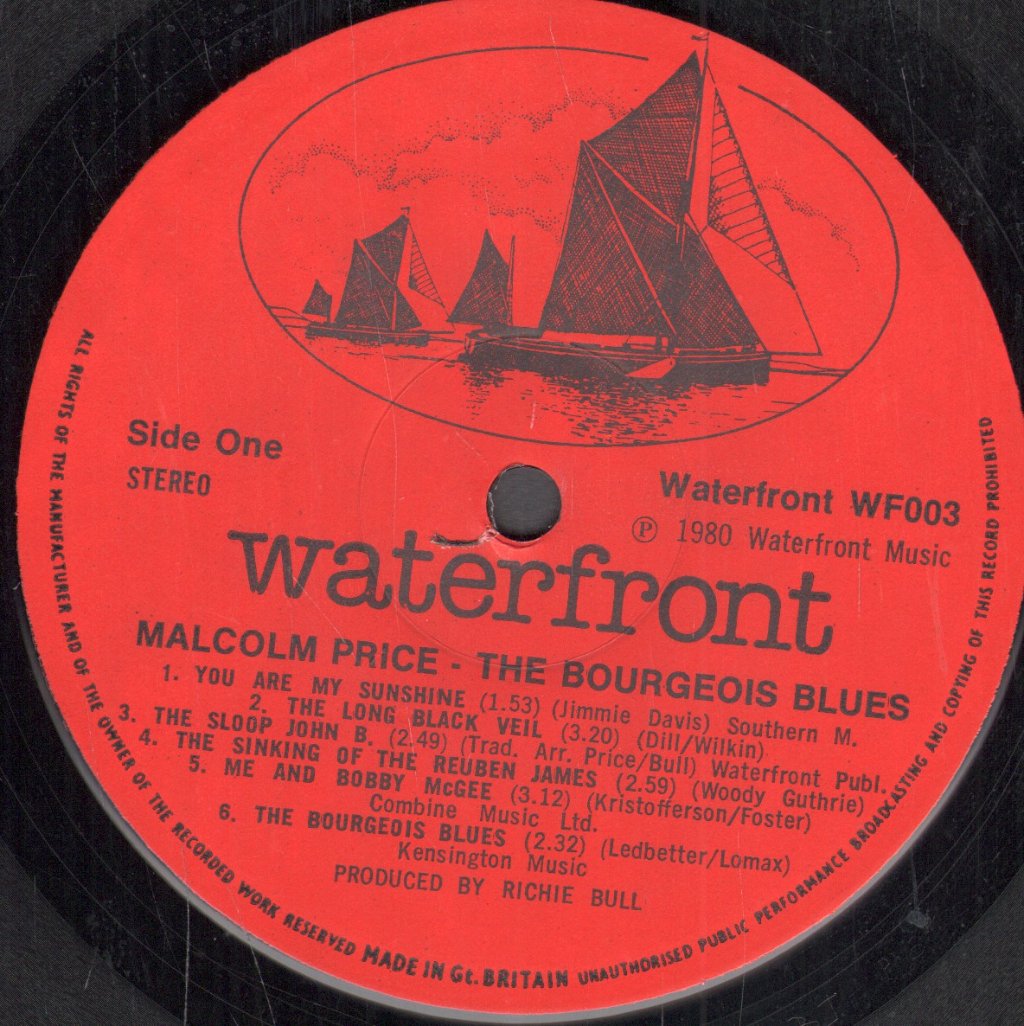 Malcolm Price - Bourgeois Blues - Lp