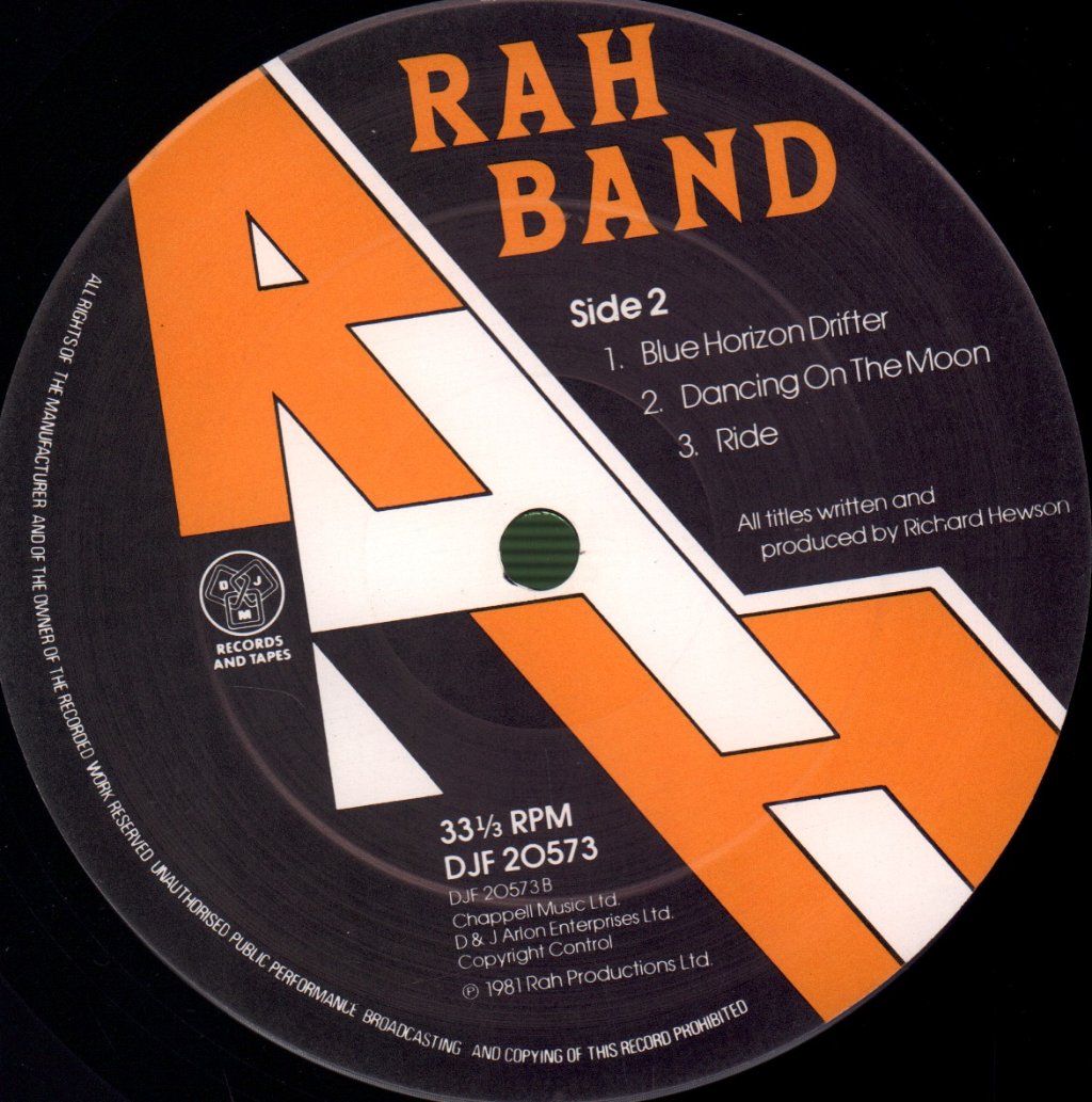 Rah Band - RAH Band - Lp