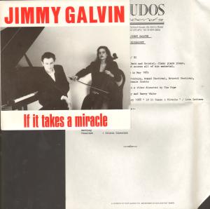 Jimmy Galvin - If It Takes A Miracle - 12 Inch