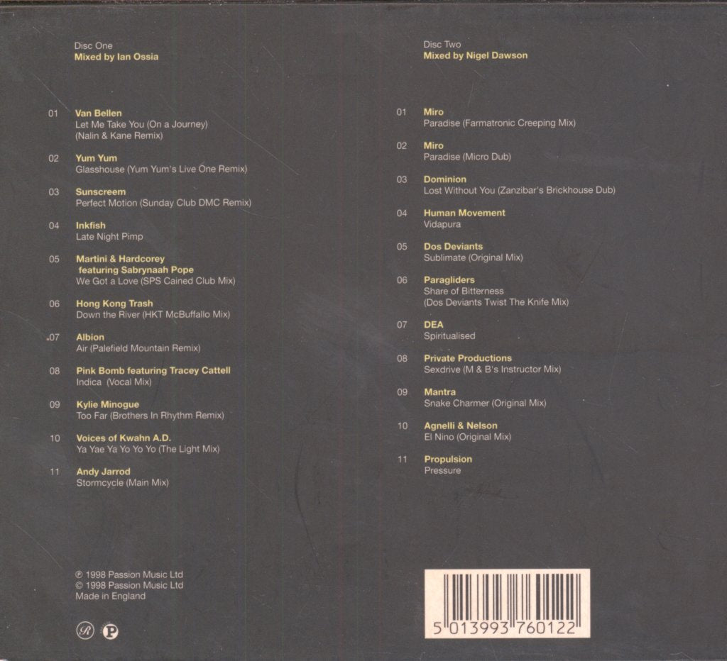 Ian Ossia And Nigel Dawson - Renaissance Presents... (Volume One) - Double Cd