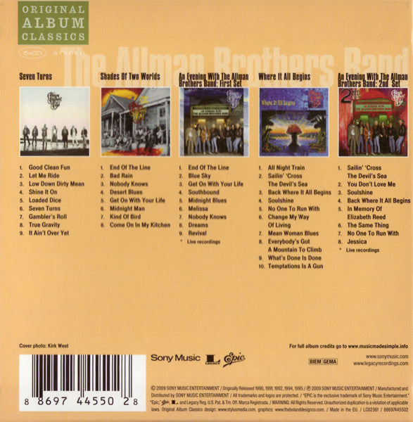Allman Brothers Band - Original Album Classics - Cd Set