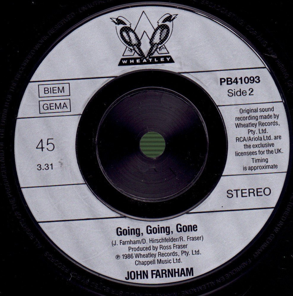 John Farnham - You're The Voice - 7 Inch