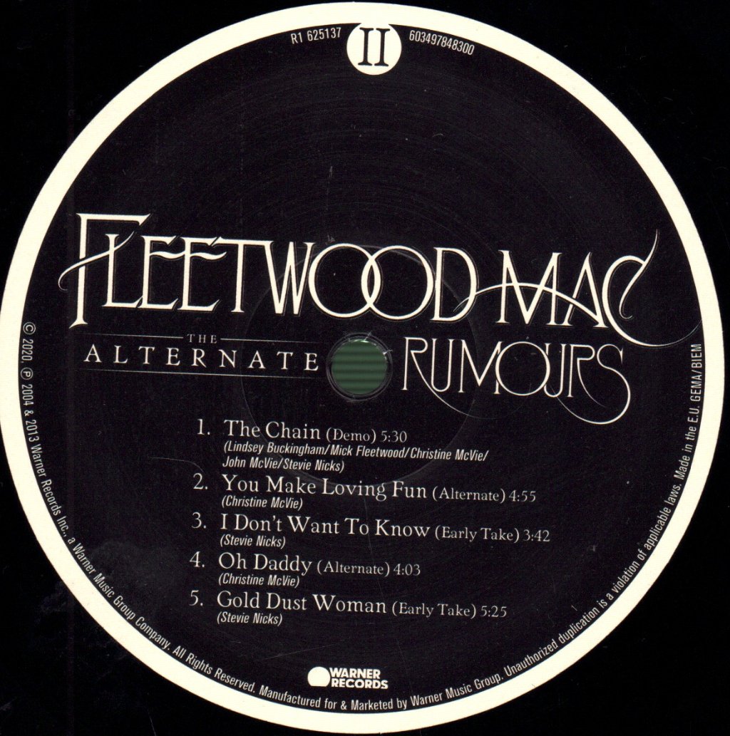 Fleetwood Mac - Alternate Rumours - Lp