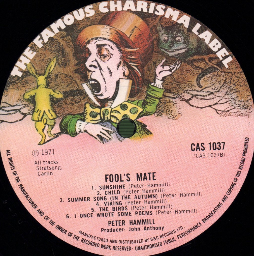 Peter Hammill - Fools Mate - Lp