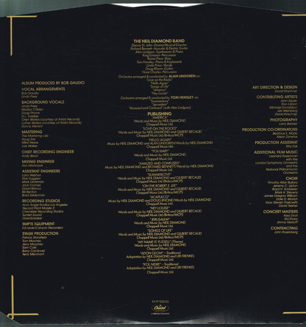 Neil Diamond - Jazz Singer - Lp