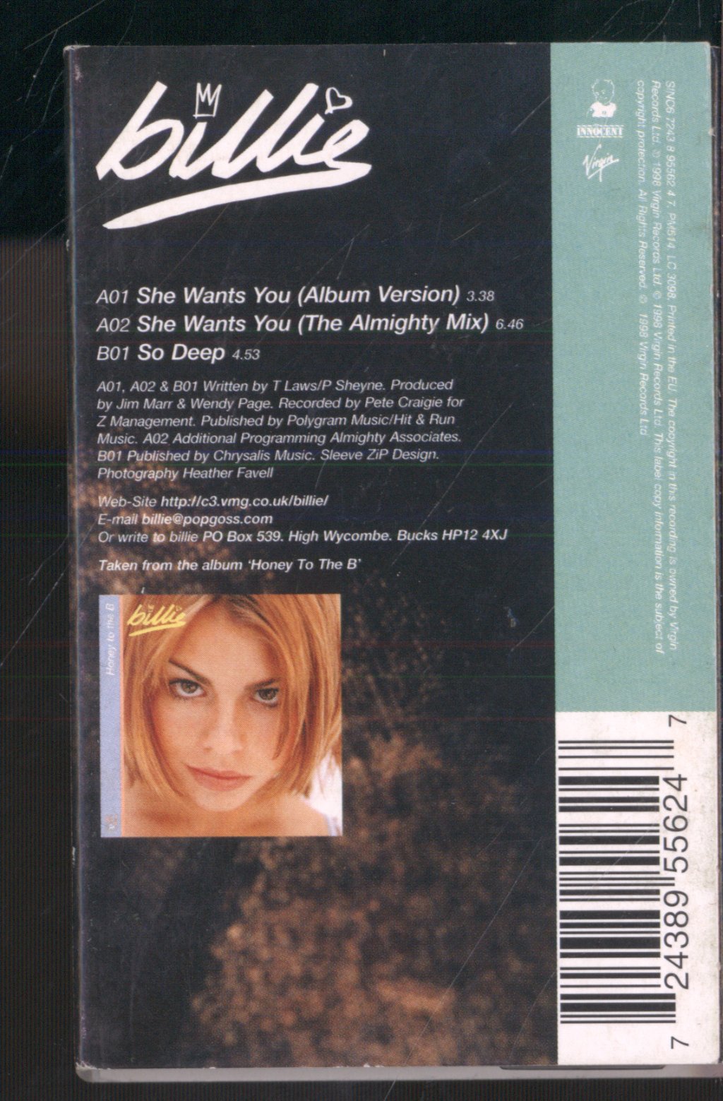 Billie Piper - She Wants You - Cassette