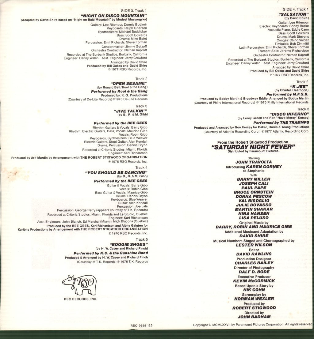 Various Artists - Saturday Night fever (Original Movie Soundtrack) - Double Lp