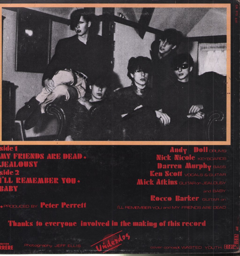 Wasted Youth (Uk Group) - My Friends Are Dead - 12 Inch