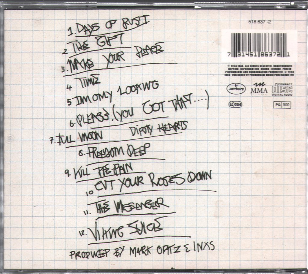 INXS - Full Moon, Dirty Hearts - Cd