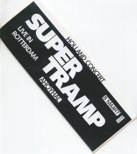 Supertramp - Ahoyhal Rotterdam 8/3/88 - Sticker