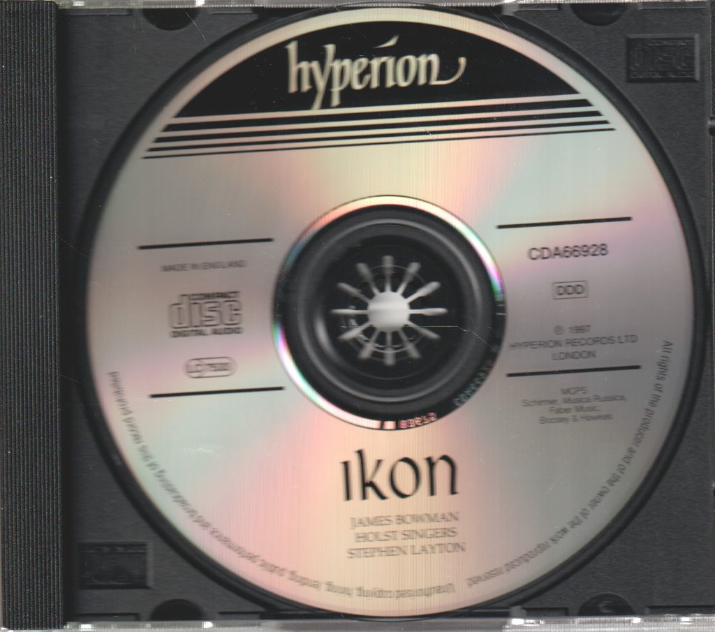 james bowman holst singers stephen layton - Ikon - Cd