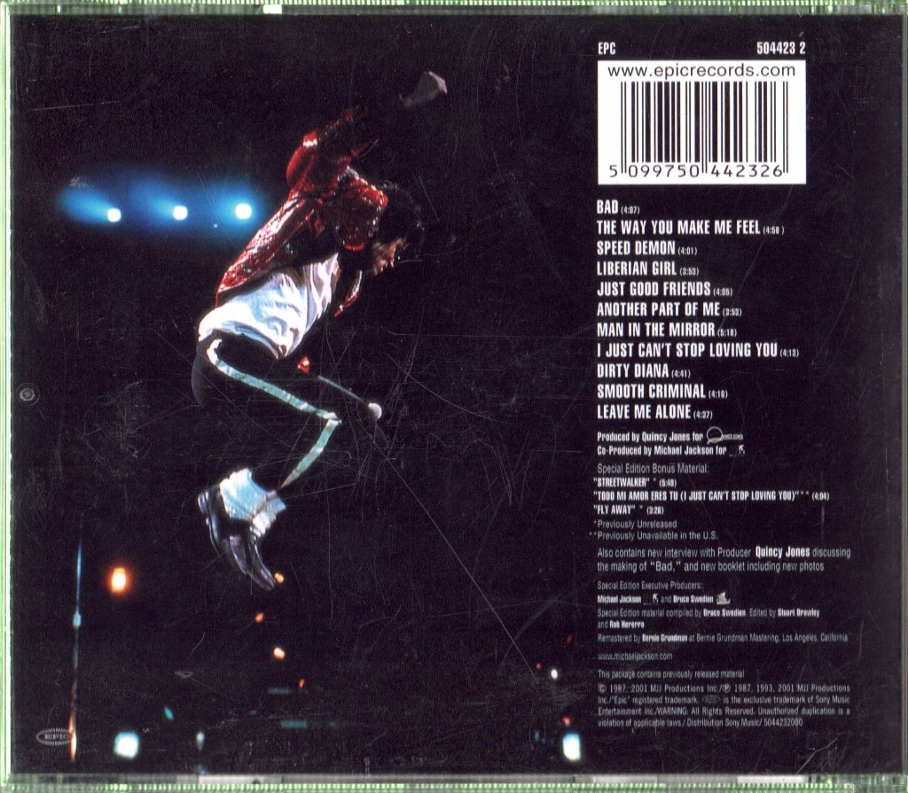 Michael Jackson - Bad - Cd