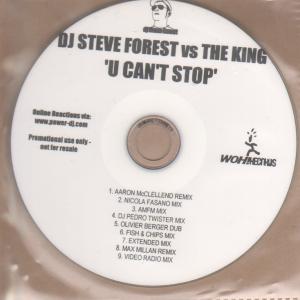 Dj Forest Vs The King - U Can't Stop - Cdr