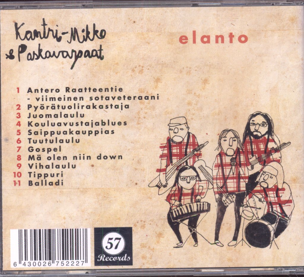 Kantri-Mikko Ja Paskavarpaat - Elanto - Cd
