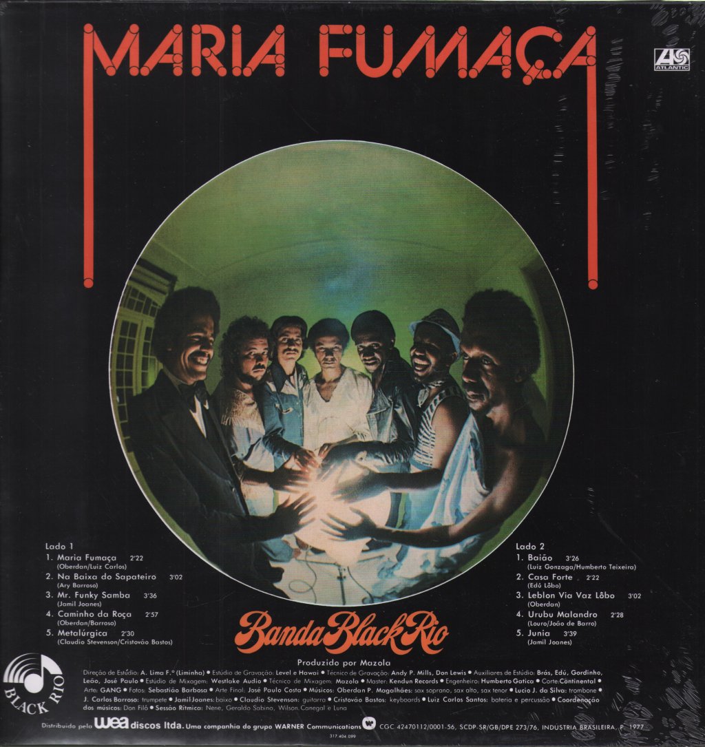 Banda Black Rio - Maria Fumaça - Lp