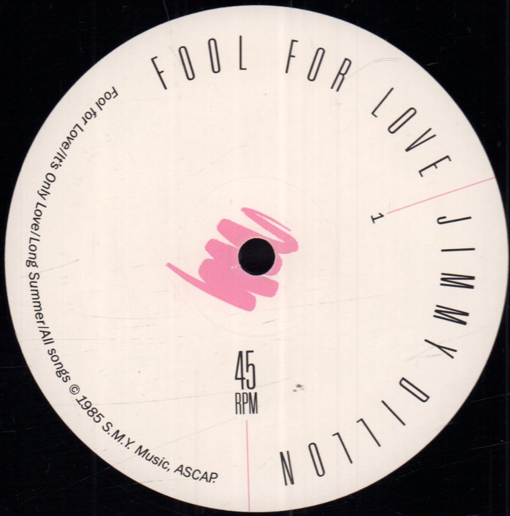 Jimmy Dillon - Fool For Love - 12 Inch
