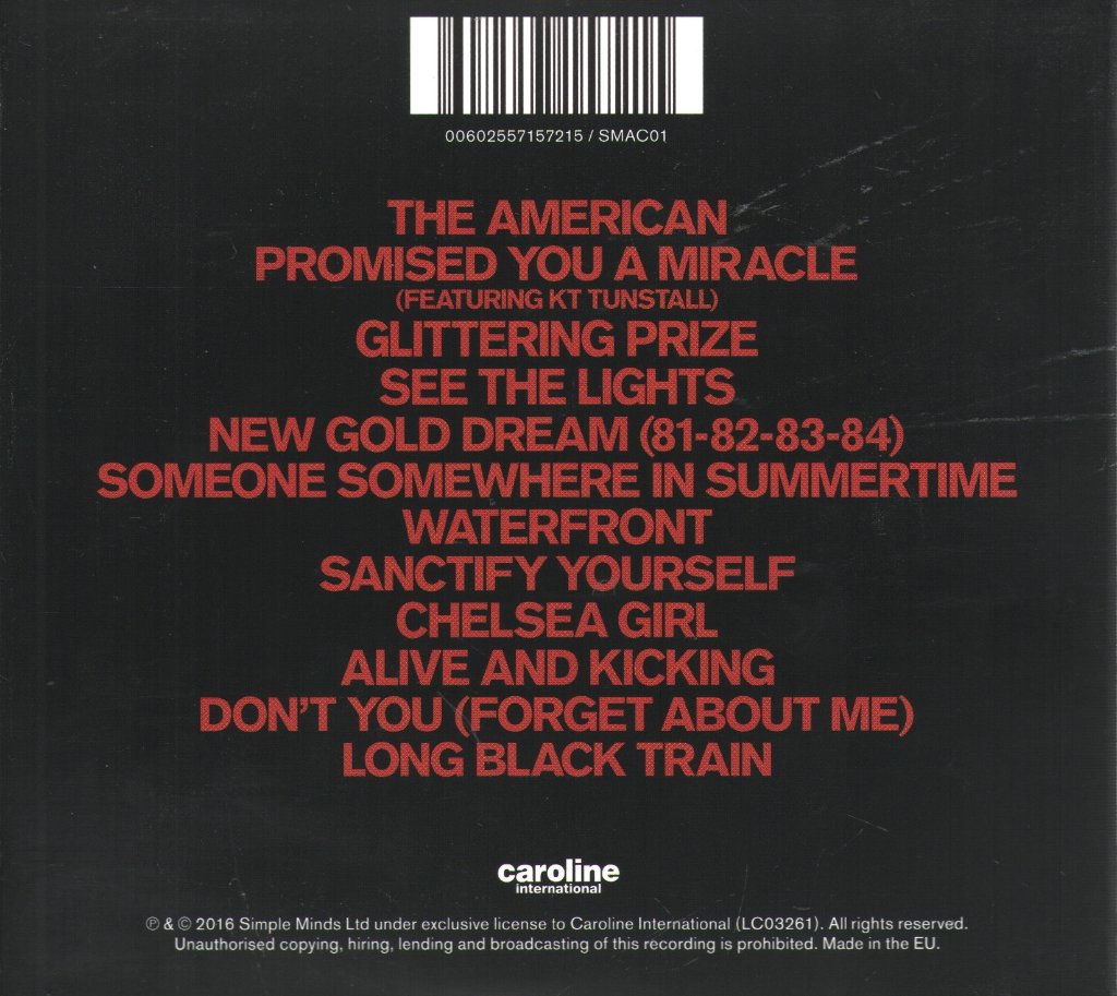 Simple Minds - Acoustic - Cd