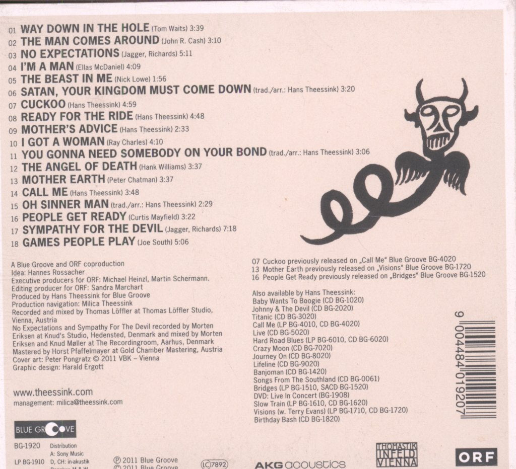 Hans Theessink - Jedermann Remixed - The Soundtrack - Cd