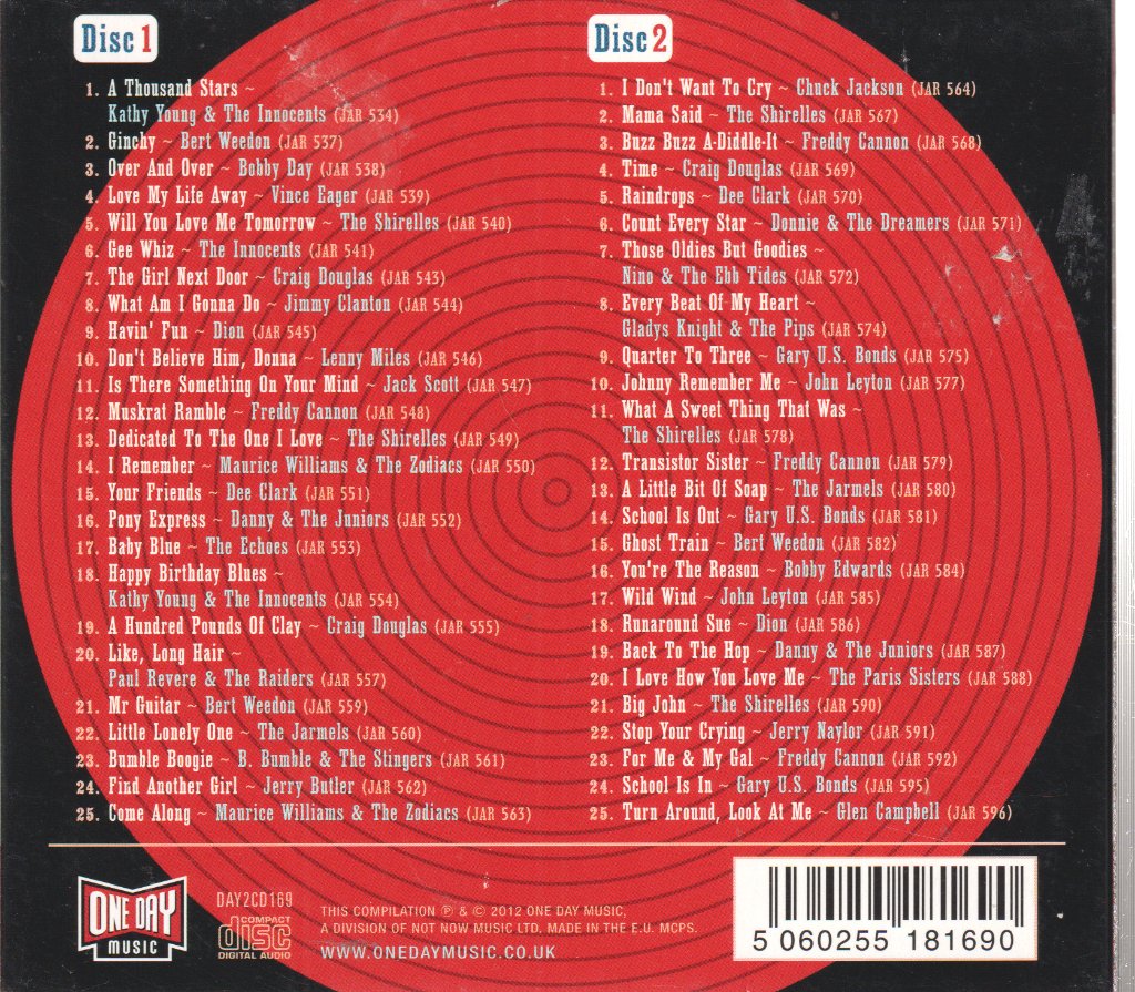 Various Artists - Top Rank Story 1961 - Double Cd