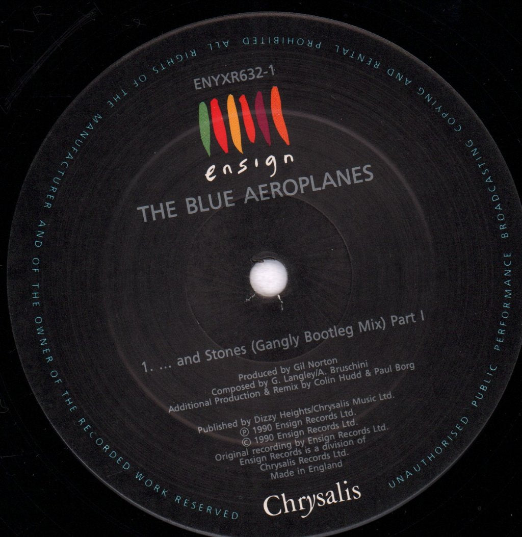 Blue Aeroplanes - And Stones - 12 Inch