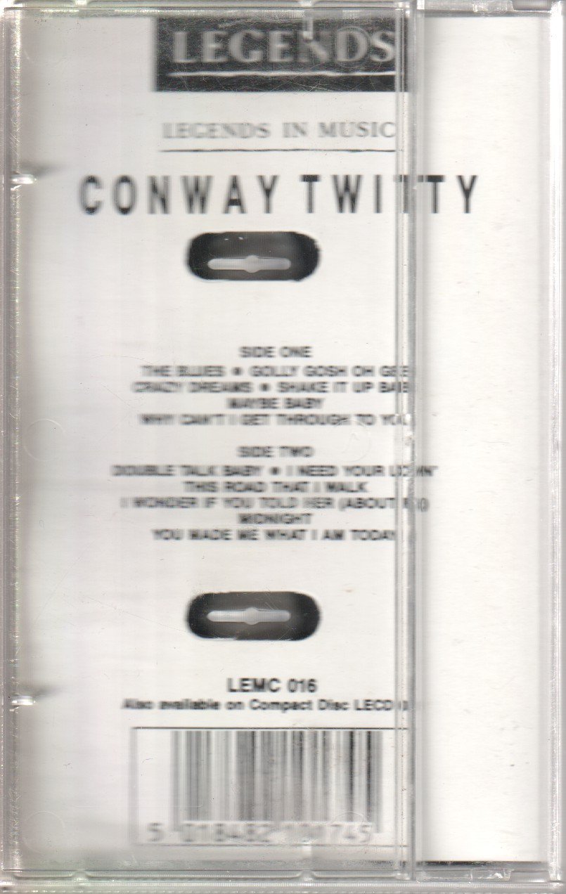 Conway Twitty - Legends In Music - Cassette