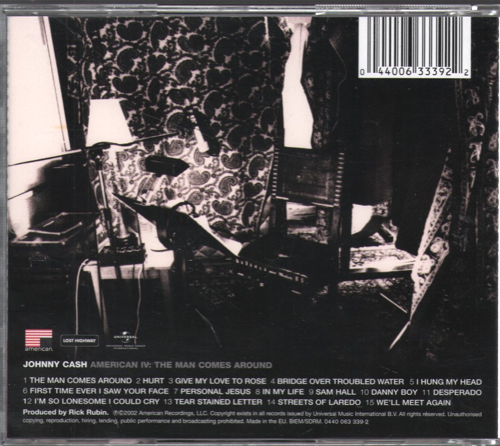 Johnny Cash - American IV: The Man Comes Around - Cd