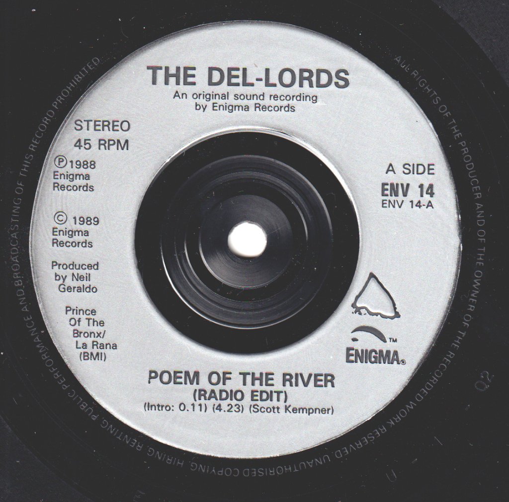 Del-Lords - Poem Of The River - 7 Inch