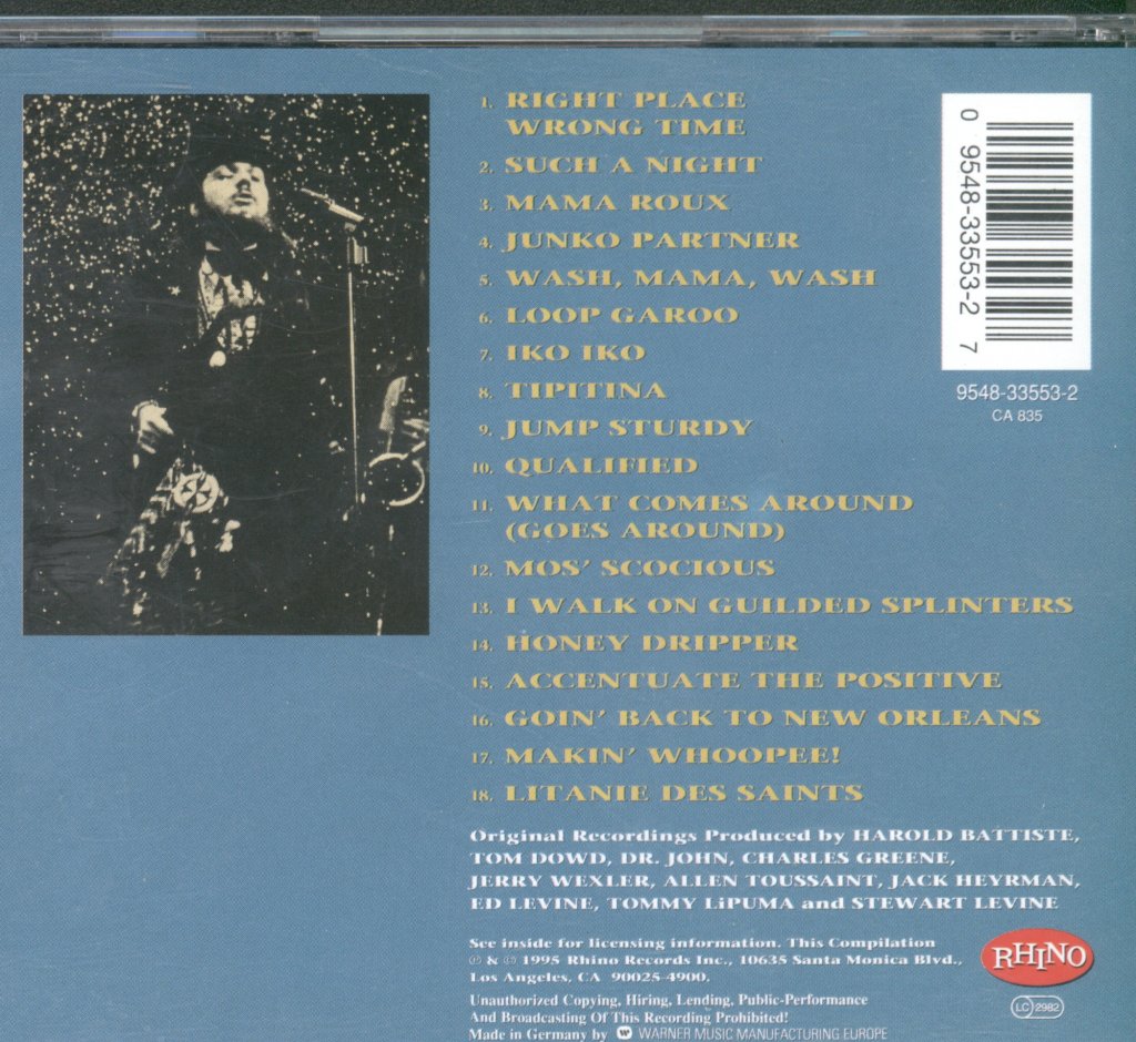 Dr John - Very Best Of - Cd