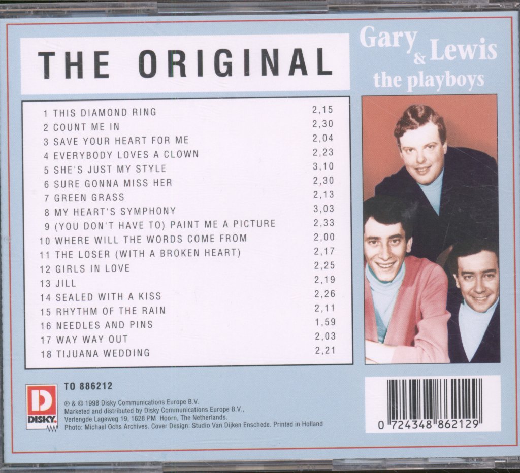 Gary Lewis & The Playboys - Original - Cd